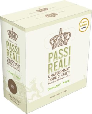 Passi Reali Organic Chardonnay hanapakkaus